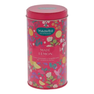 Neavita Tisana Matè Lemon Barattolo Fucsia Tropical Detox 12 FiltroScrigno – Infuso Drenante E Stimolante Del Metabolismo Con Rooibos E Note Agrumate Per L'Equilibrio Del Peso