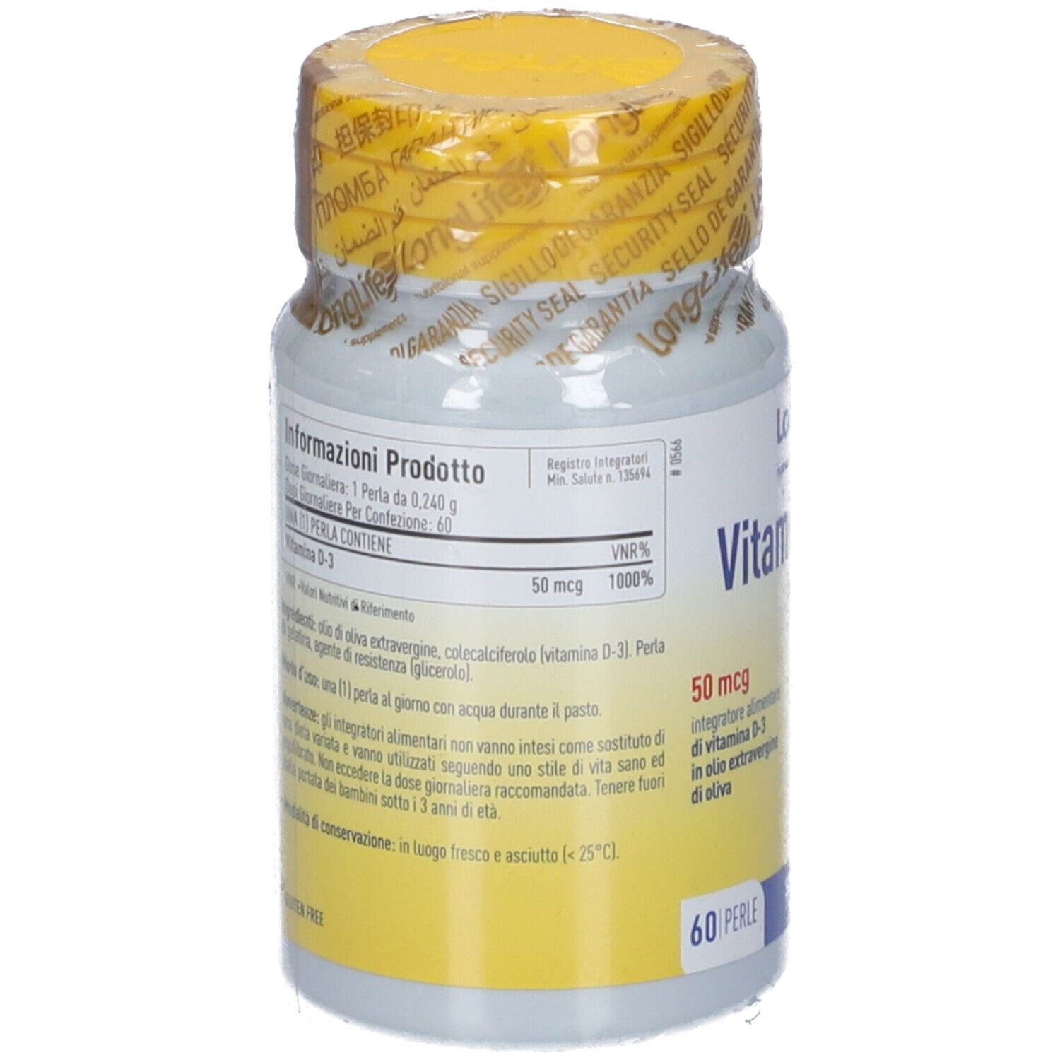 LongLife Vitamin D 2000 UI 60 Perle Phoenix – Integratore Di Vitamina D3 Con Olio Extravergine D'Oliva Per Difese Immunitarie, Ossa E Denti - immagine 2