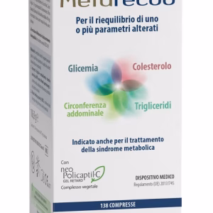Aboca Metarecod 138 Compresse Da 775mg – Dispositivo Medico Naturale Per Il Trattamento Di Colesterolo, Trigliceridi, Glicemia E Grasso Addominale