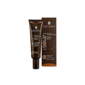 Nature's I Solari Siero Viso Autoabbronzante 30ml Bios Line – Fluido Concentrato Con DHA Vegetale E Acido Ialuronico Per Un Colorito Dorato Naturale Senza Sole