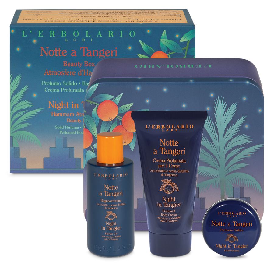 Beauty Box Atmosfere d'Hammam Notte a Tangeri, bagnoschiuma e crema profumata corpo