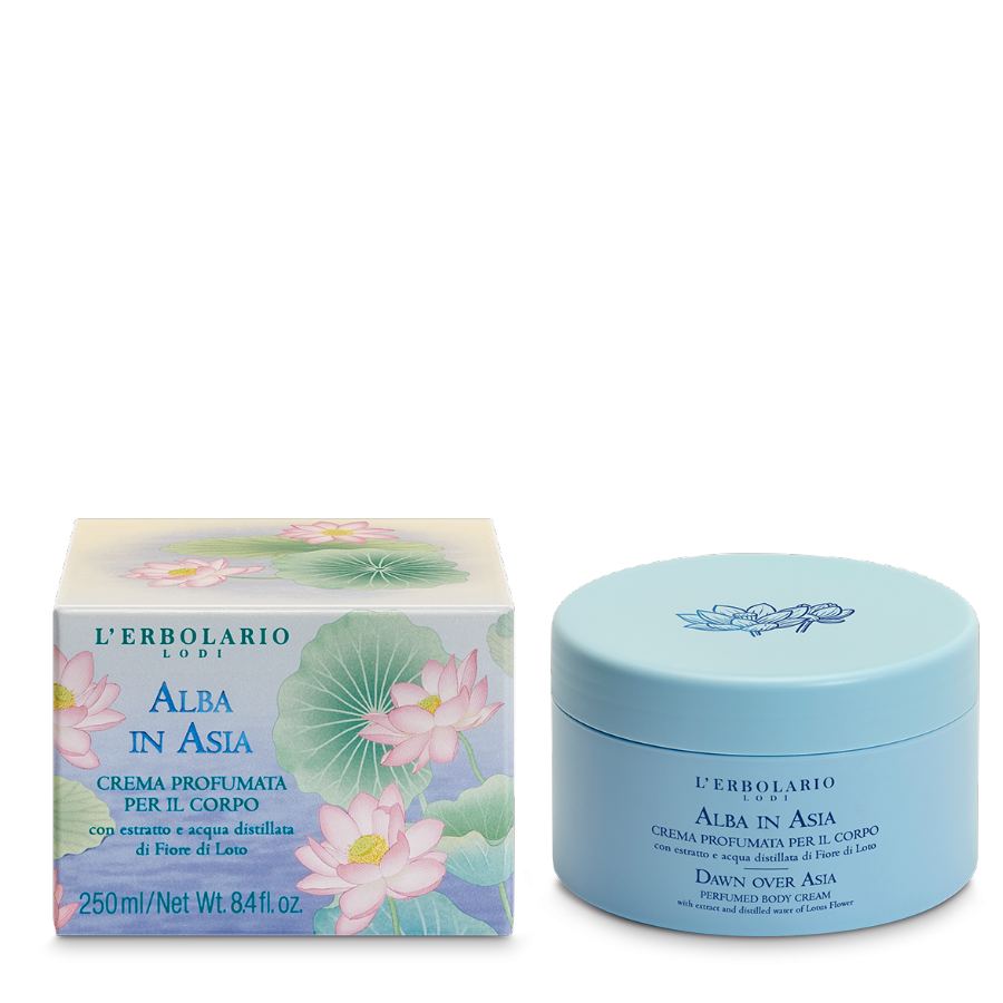 Crema Corpo Alba in Asia con Fiore di Loto e Riso