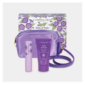Mini Beauty Bag Bella di Notte con profumo solido e crema corpo scintillante