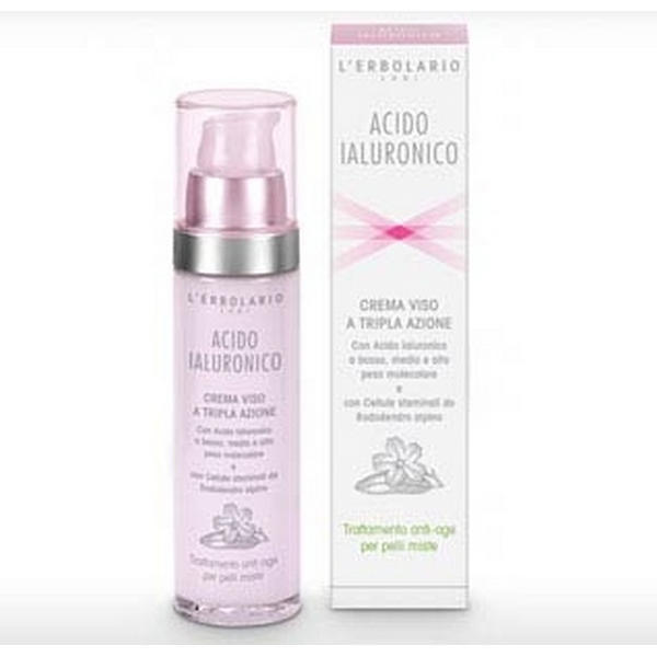 Crema viso Acido Ialuronico tripla azione per pelli miste