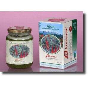 Vasetto di vetro con Aloe Arborescens bio L'Abruzzese - Etnea