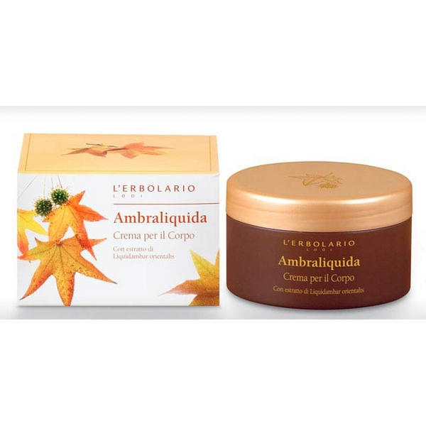 AMBRALIQUIDA Crema Corpo L'Erbolario confezione 200ml