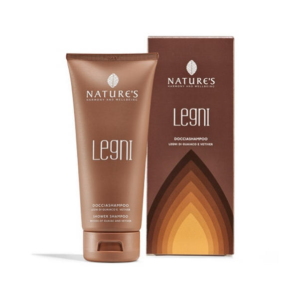 Bagnodoccia Idratante Legni Nature's per uomo con Guaiaco e Vetiver