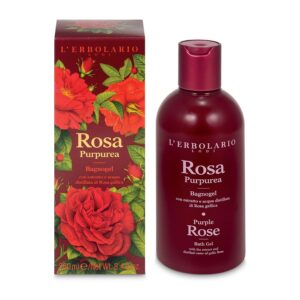 Bagnogel Rosa Purpurea 250ml con estratto di rose per bagno rilassante