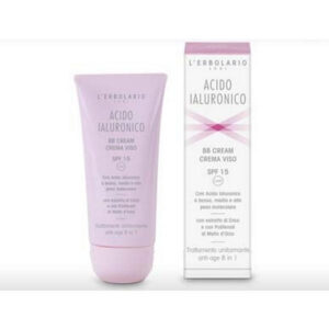 BB Cream viso SPF15 con acido ialuronico e polifenoli