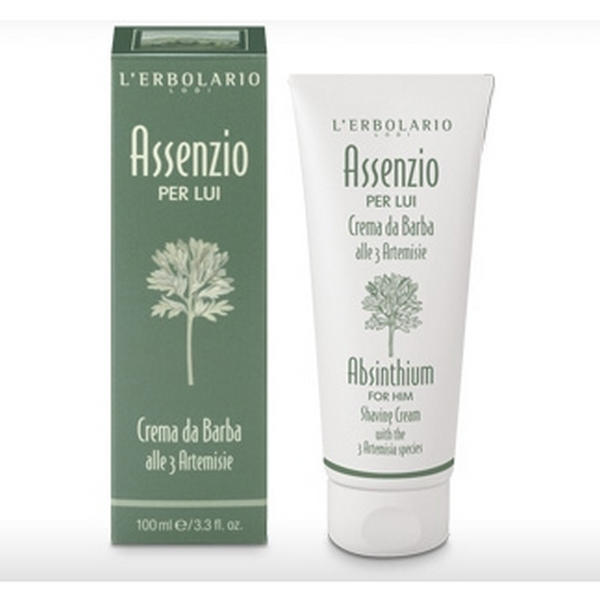 Crema da barba uomo con assenzio e artemisie