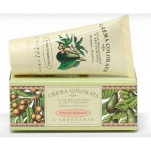 Crema Colorata Mandorla con oli di macadamia e avocado per viso