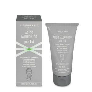 Crema mani uomo acido ialuronico idratante rapido assorbimento