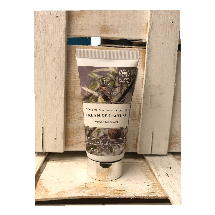 Crema mani bio all'Argan in tubetto da 30 ml