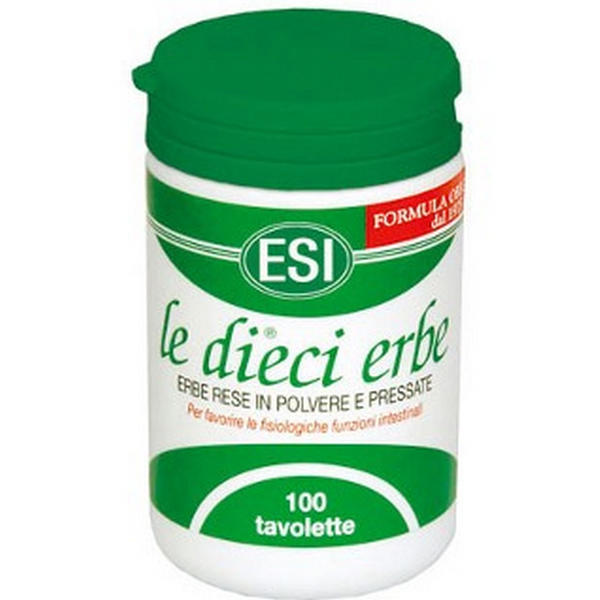Le Dieci Erbe Tavolette per digestione e intestino