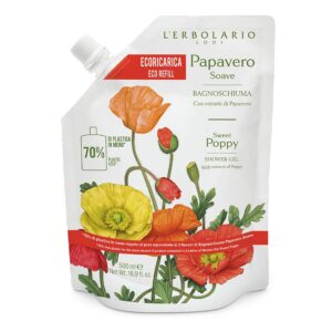 Ecoricarica Bagnoschiuma Papavero Soave
