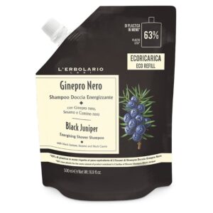 Ecoricarica Shampoo Doccia Energizzante Ginepro Nero 500 ml