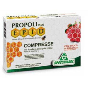 Compresse Epid gusto fragola per gola e bronchi