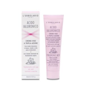 Crema viso pelli normali secche acido ialuronico L'Erbolario
