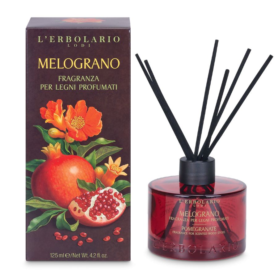 Diffusore bastoncini legni profumati al melograno 125 ml