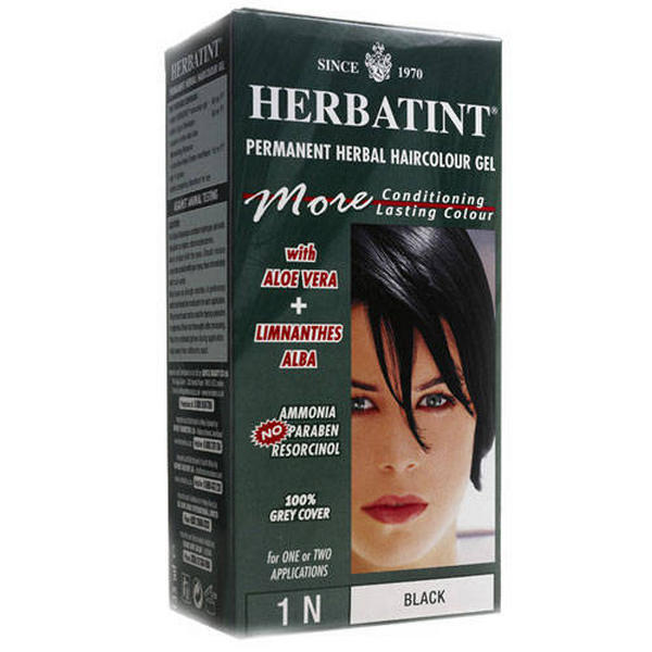 Tinta per capelli Herbatint 1N castano con estratti vegetali