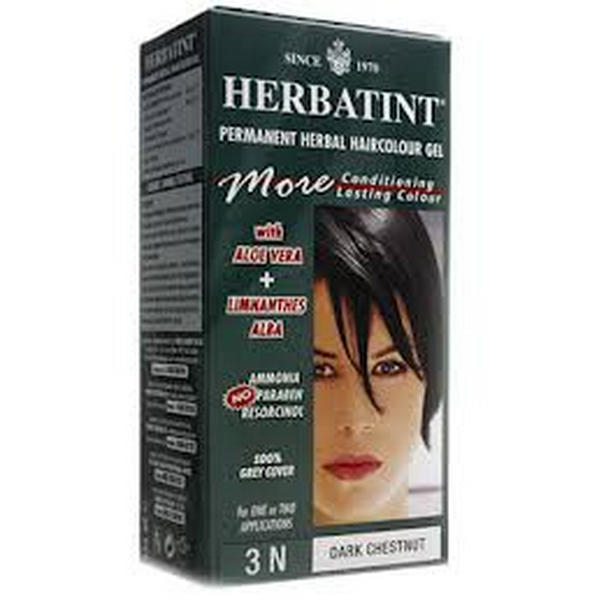Tinta capelli 3N Castano scuro Herbatint con estratti vegetali