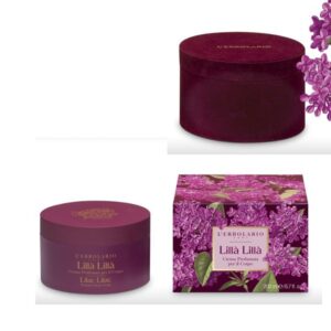 Crema corpo Lillà Lillà L'Erbolario con Canapa, Cotone e Cocco