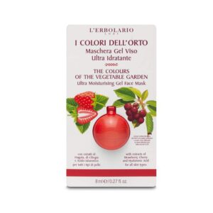 Maschera gel viso ultra idratante con ingredienti naturali