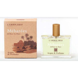Bottiglia di MÉHARÉES Acqua di Profumo 50 ml con note speziate e ambrate