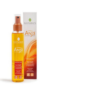 Olio solare viso-corpo SPF 15 Nature's con Argan