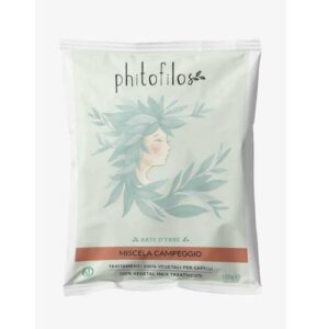 miscela erboristica per capelli castano ramati su basi castane o bionde