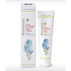 Crema ristrutturante capelli all'olio e estratto di lino