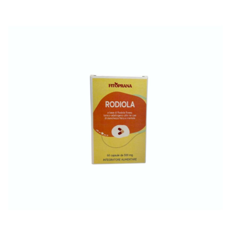 Bottiglia Rodiola 60 Capsule Fitoprana integratore tonico-adattogeno