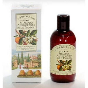 Shampoo Antiforfora alla Propoli di L'Erbolario in flacone, capelli sani e luminosi
