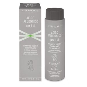 Shampoo doccia uomo acido ialuronico e olio Argan